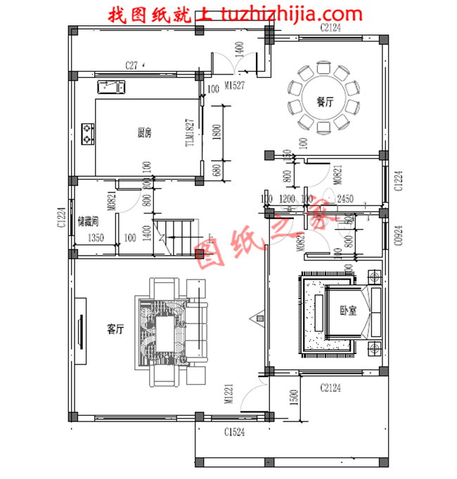 漂亮實用三層新農(nóng)村小別墅設計圖紙，占地150平米，帶露臺，從哪個方向看都很好看