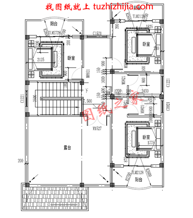 漂亮實用三層新農(nóng)村小別墅設計圖紙，占地150平米，帶露臺，從哪個方向看都很好看
