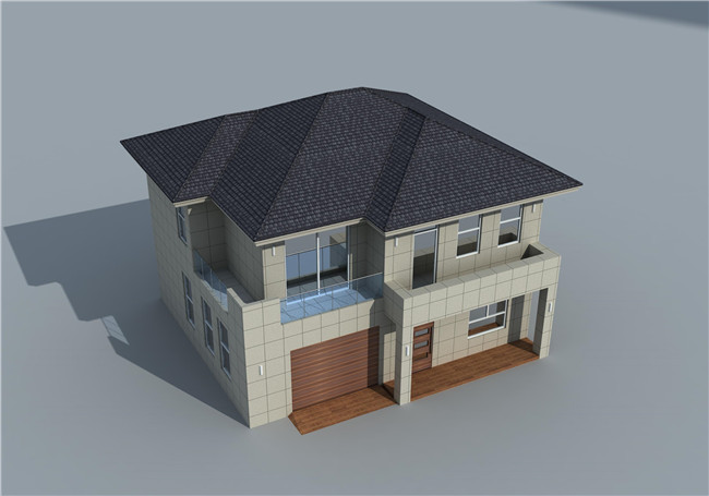 農(nóng)村現(xiàn)代新式二層樓房設(shè)計(jì)圖，超時(shí)尚