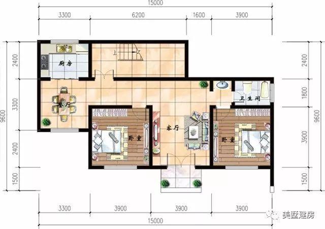 農村13萬元二層小樓設計圖，超有設計感的小戶型