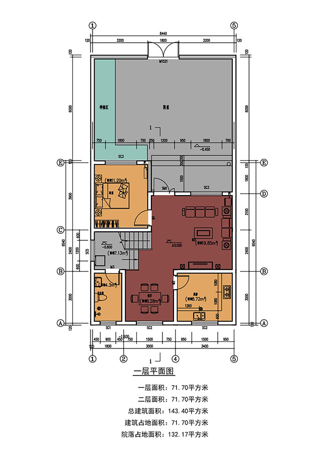 農村13萬元二層小樓設計圖，超有設計感的小戶型