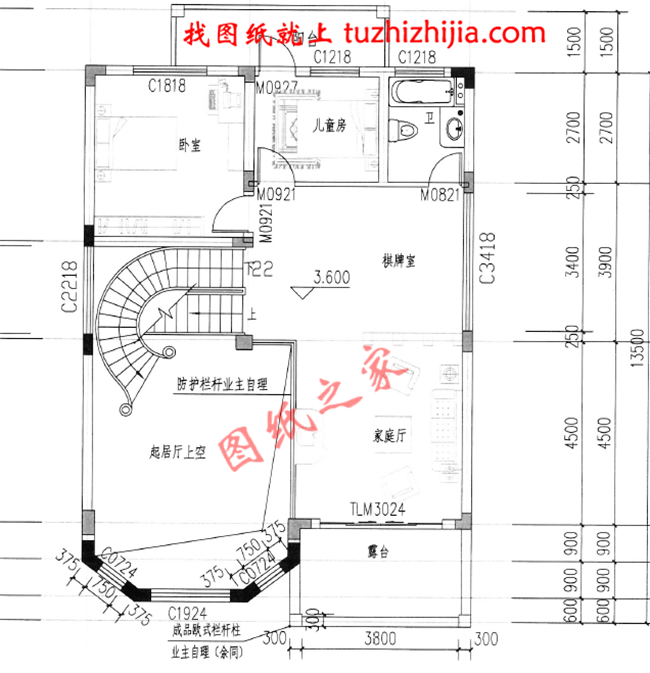 三層新農(nóng)村自建房屋設(shè)計(jì)圖紙，占地120平米左右，此戶型是個(gè)開(kāi)間小，進(jìn)深大的戶型