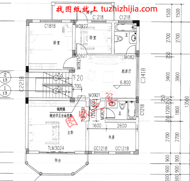 三層新農(nóng)村自建房屋設(shè)計(jì)圖紙，占地120平米左右，此戶型是個(gè)開(kāi)間小，進(jìn)深大的戶型