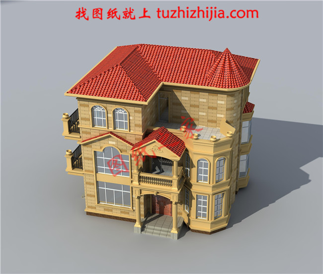 2018年最新三層房屋設(shè)計圖紙，12米×11米，實用接地氣