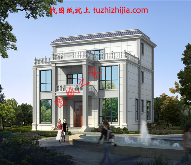 2018新款三層農(nóng)村小別墅設(shè)計(jì)圖紙，戶型方正，四平八穩(wěn)，建好了之后以后的日子里肯定順風(fēng)順?biāo)? /></p>
<p align=