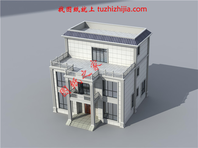 2018新款三層農(nóng)村小別墅設(shè)計(jì)圖紙，戶型方正，四平八穩(wěn)，建好了之后以后的日子里肯定順風(fēng)順?biāo)? /></p>
<p align=