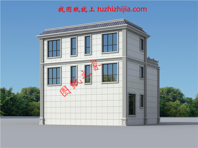 2018新款三層農(nóng)村小別墅設(shè)計(jì)圖紙，戶型方正，四平八穩(wěn)，建好了之后以后的日子里肯定順風(fēng)順?biāo)? /></p>
<p align=