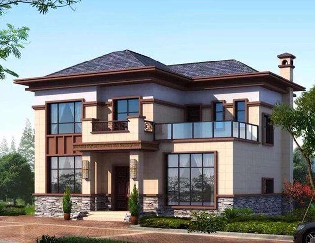 12X10米兩層自建房屋設(shè)計(jì)圖，喜歡的收藏啦