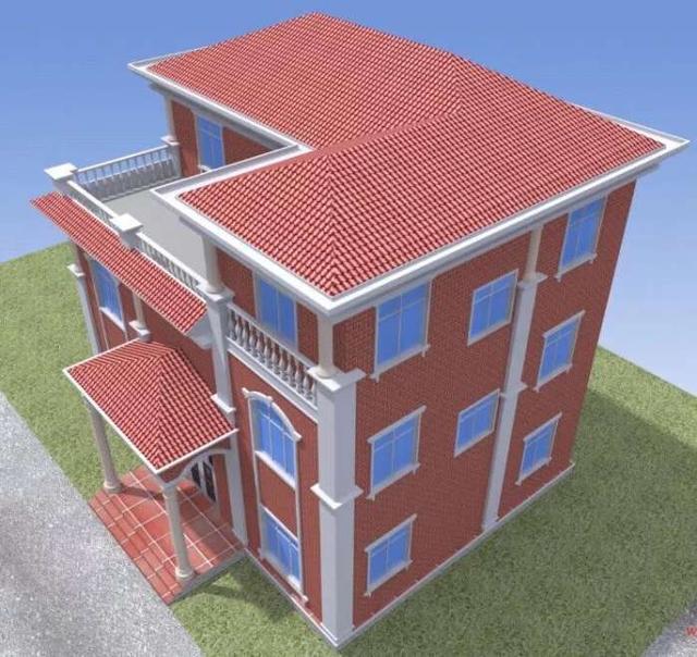 2024年新款三層別墅設(shè)計方案，建好村里都來觀賞