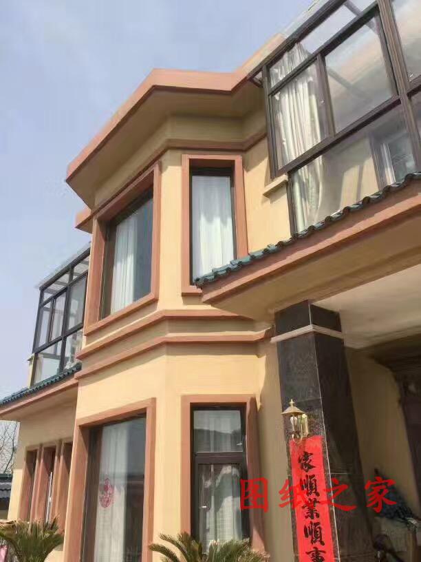 農(nóng)村兄弟自建雙拼別墅實景圖，全村都拍手叫好