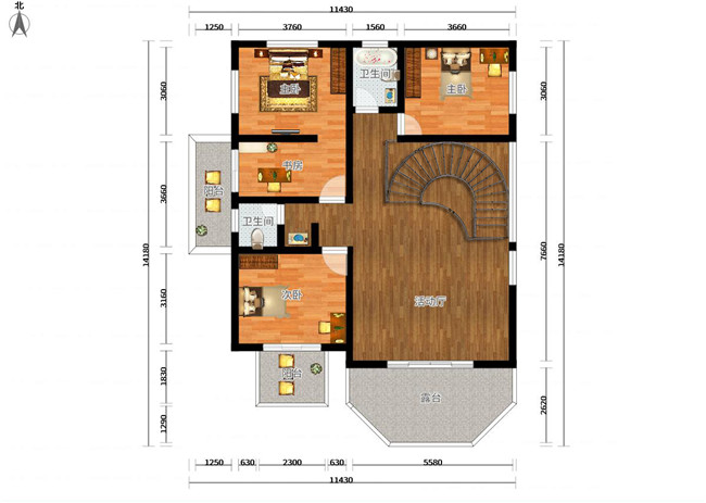 實(shí)拍農(nóng)村三層經(jīng)典別墅實(shí)景圖，美極了