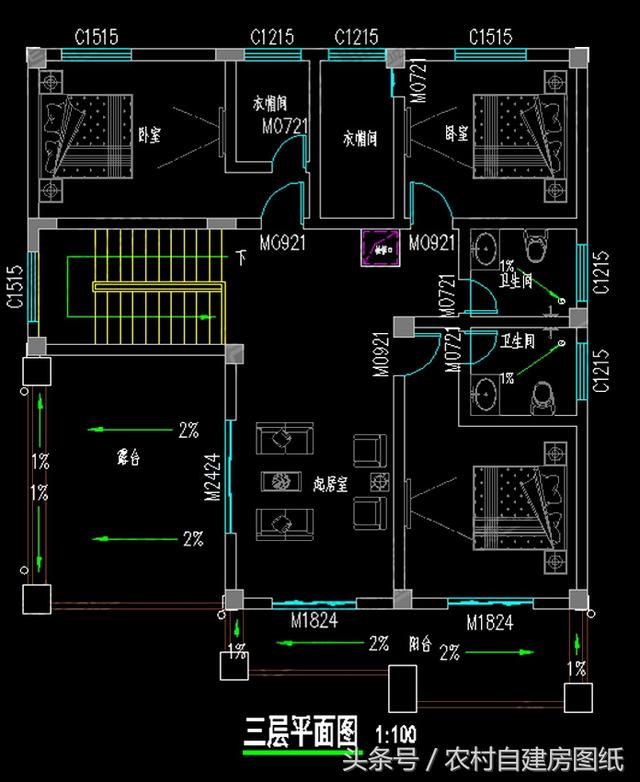 農(nóng)村別墅500套大全中精選7套經(jīng)典方案，你喜歡哪套？