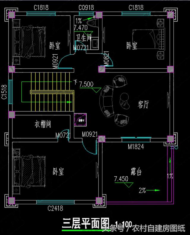 農(nóng)村別墅500套大全中精選7套經(jīng)典方案，你喜歡哪套？