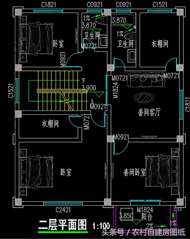 農(nóng)村別墅500套大全中精選7套經(jīng)典方案，你喜歡哪套？