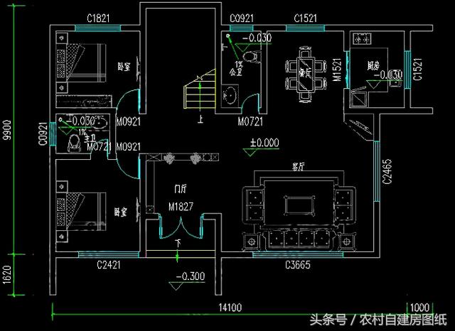 農(nóng)村別墅500套大全中精選7套經(jīng)典方案，你喜歡哪套？