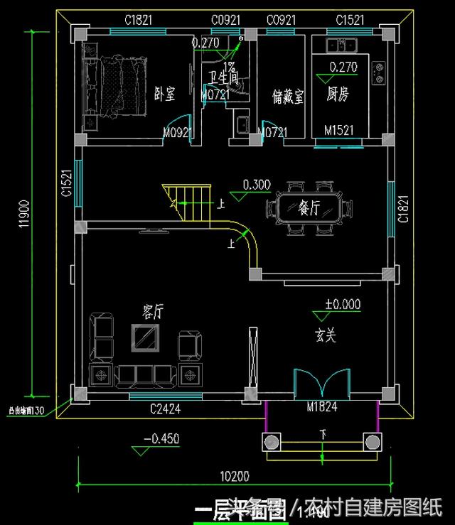 農(nóng)村別墅500套大全中精選7套經(jīng)典方案，你喜歡哪套？
