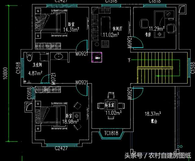 農(nóng)村別墅500套大全中精選7套經(jīng)典方案，你喜歡哪套？