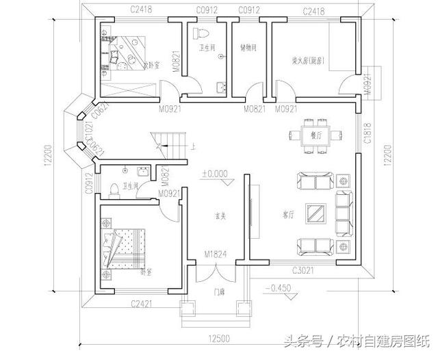 農(nóng)村別墅500套大全中精選7套經(jīng)典方案，你喜歡哪套？