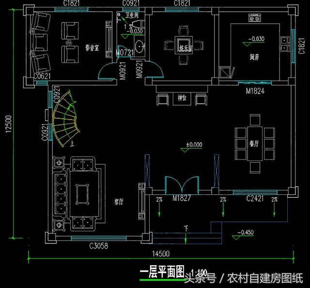 農(nóng)村別墅500套大全中精選7套經(jīng)典方案，你喜歡哪套？
