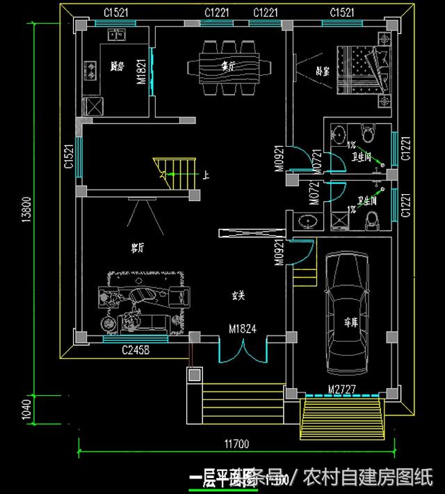 農(nóng)村別墅500套大全中精選7套經(jīng)典方案，你喜歡哪套？
