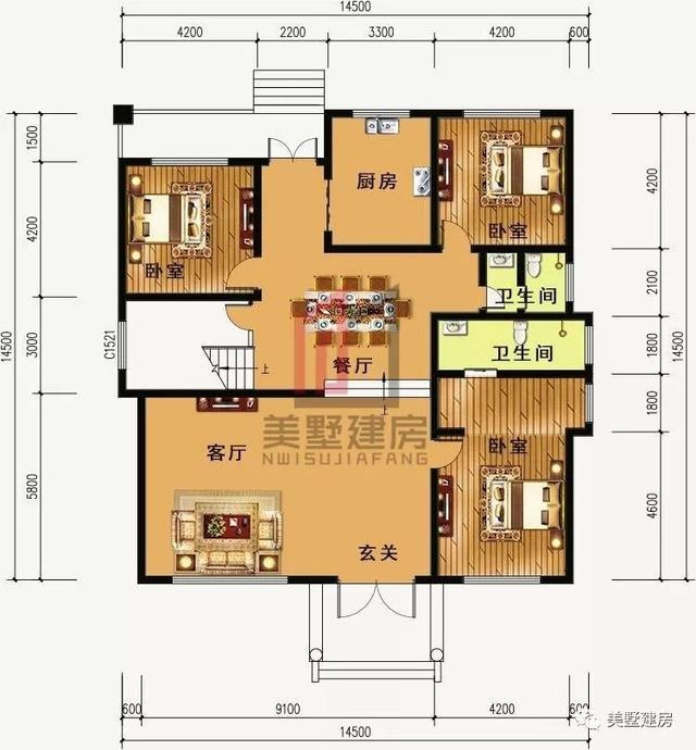 現(xiàn)代又美觀的兩層復(fù)式小別墅方案，自建房的別錯過