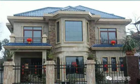 25萬(wàn)搞定的2層現(xiàn)代小別墅方案，附建好的實(shí)景圖