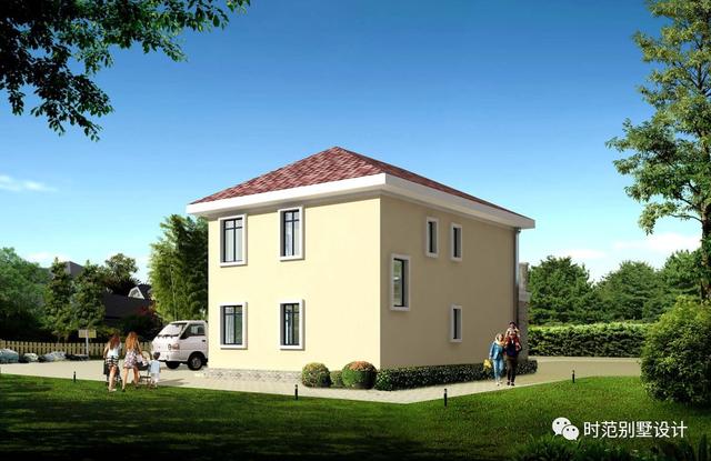 20萬就能建的小戶型二層別墅圖，就20萬你沒看錯哦