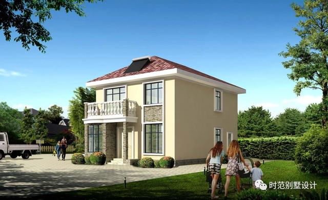 20萬就能建的小戶型二層別墅圖，就20萬你沒看錯哦