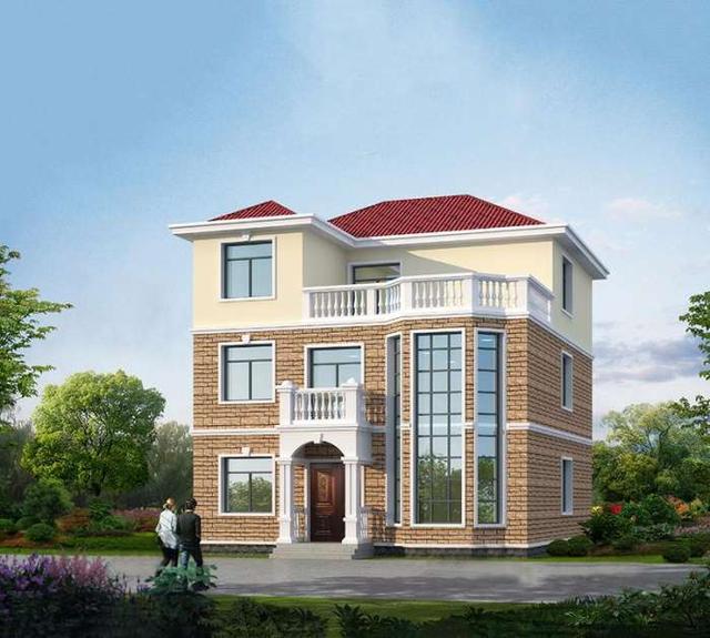 11乘12米帶神位的三層自建房方案，看完保證心動