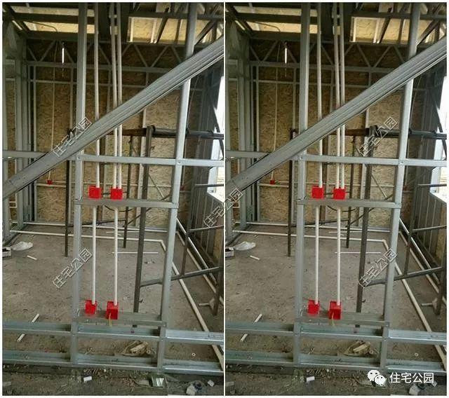 實(shí)拍一層輕鋼結(jié)構(gòu)施工過程，附平面戶型圖