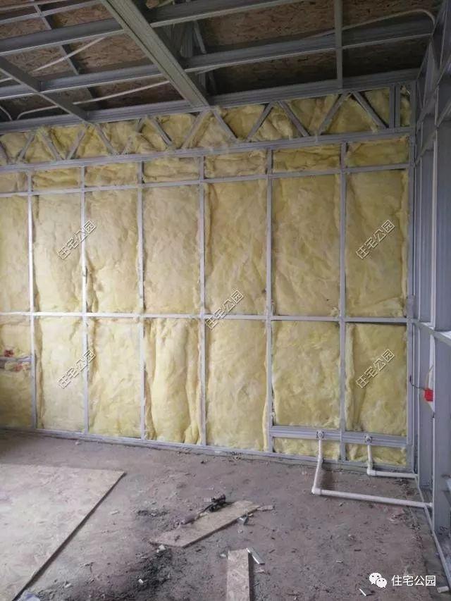 實(shí)拍一層輕鋼結(jié)構(gòu)施工過程，附平面戶型圖