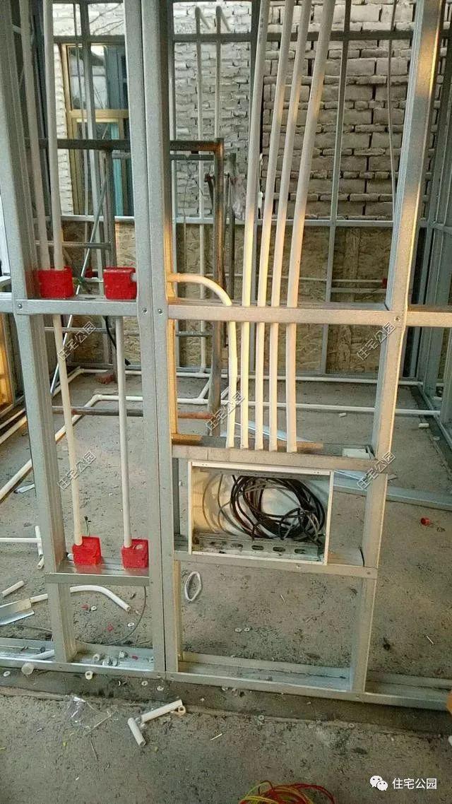 實(shí)拍一層輕鋼結(jié)構(gòu)施工過程，附平面戶型圖