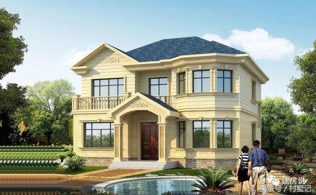 4款人見人愛的二層別墅設計圖，附方案戶型圖