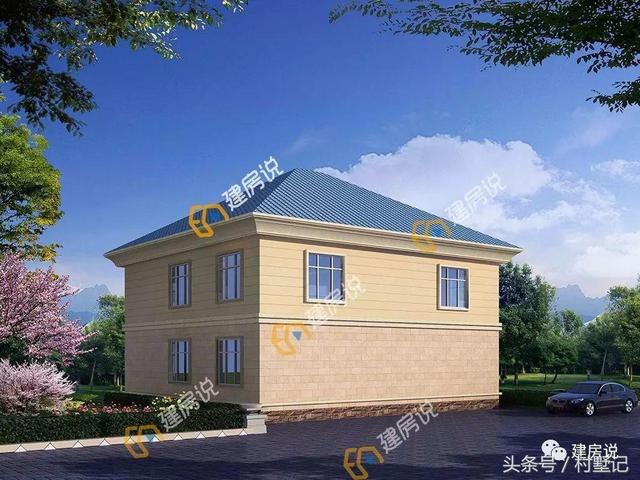 4款人見人愛的二層別墅設計圖，附方案戶型圖