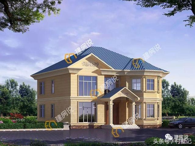 4款人見人愛的二層別墅設計圖，附方案戶型圖