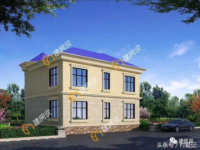 4款人見人愛的二層別墅設計圖，附方案戶型圖