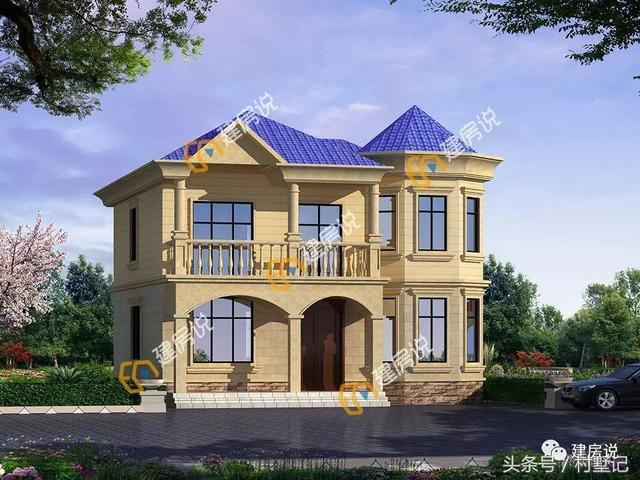 4款人見人愛的二層別墅設計圖，附方案戶型圖