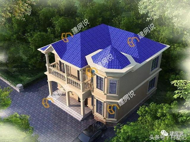 4款人見人愛的二層別墅設計圖，附方案戶型圖