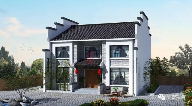 看來看去，還是徽派中式的自建房越看越美