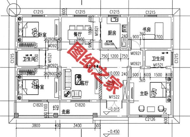 3款一層別墅設(shè)計(jì)圖方案，人見(jiàn)人愛(ài)
