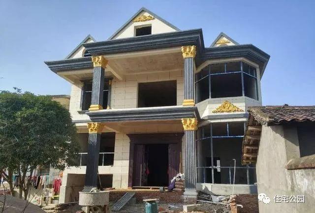 12x12.5米戶型方正的農(nóng)村自建別墅圖，看起來真大氣