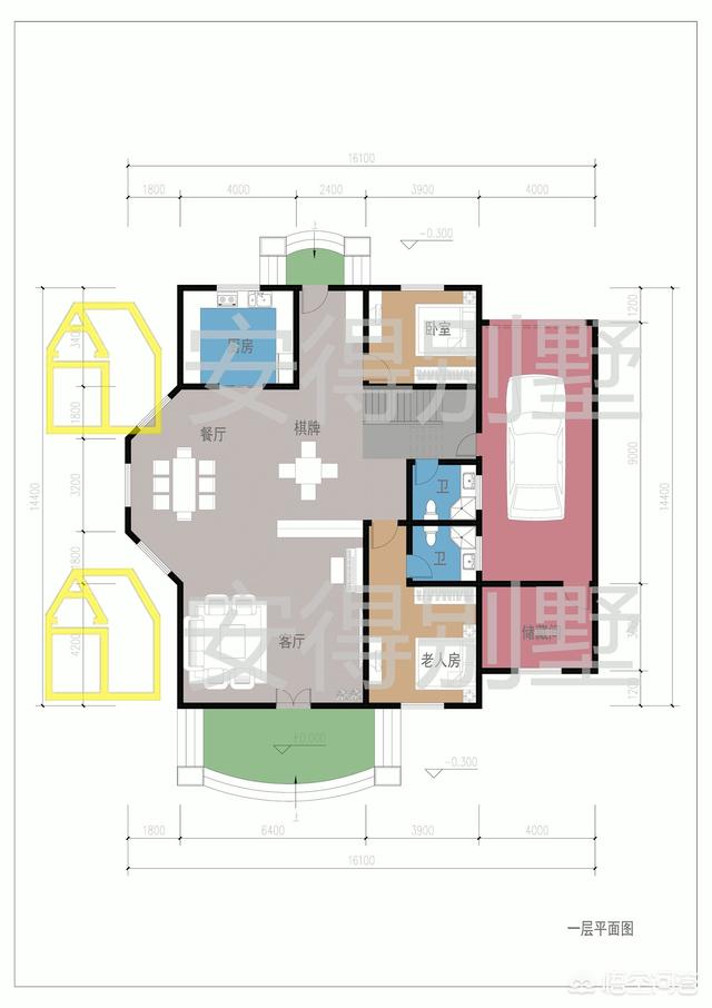10米*9米農(nóng)村自建房，2層美式風(fēng)格別墅圖怎么設(shè)計？