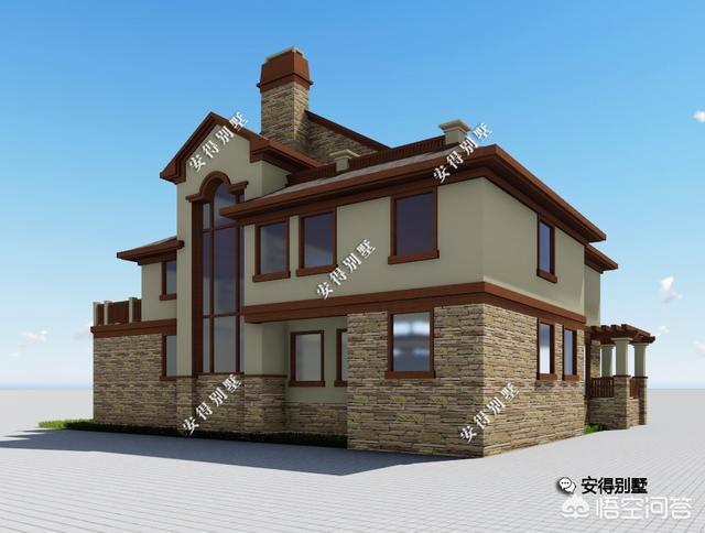 10米*9米農(nóng)村自建房，2層美式風(fēng)格別墅圖怎么設(shè)計？