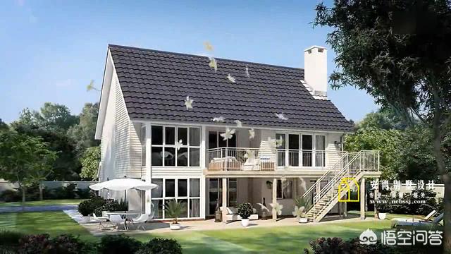 10米*9米農(nóng)村自建房，2層美式風(fēng)格別墅圖怎么設(shè)計？