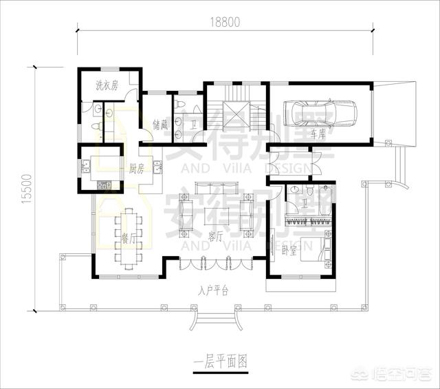 10米*9米農(nóng)村自建房，2層美式風(fēng)格別墅圖怎么設(shè)計？