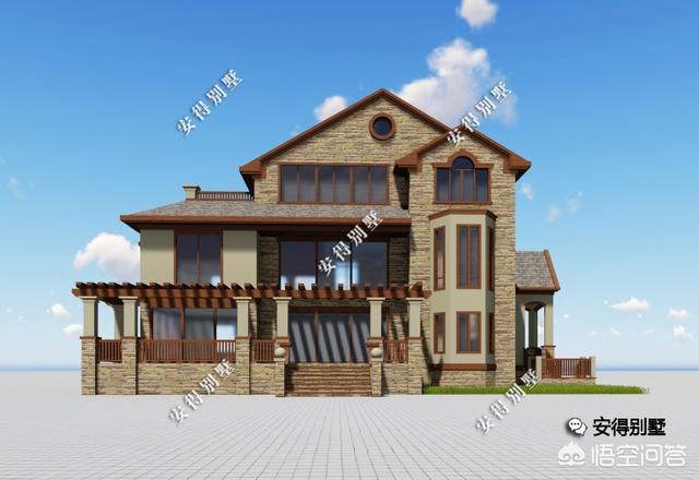 10米*9米農(nóng)村自建房，2層美式風(fēng)格別墅圖怎么設(shè)計？