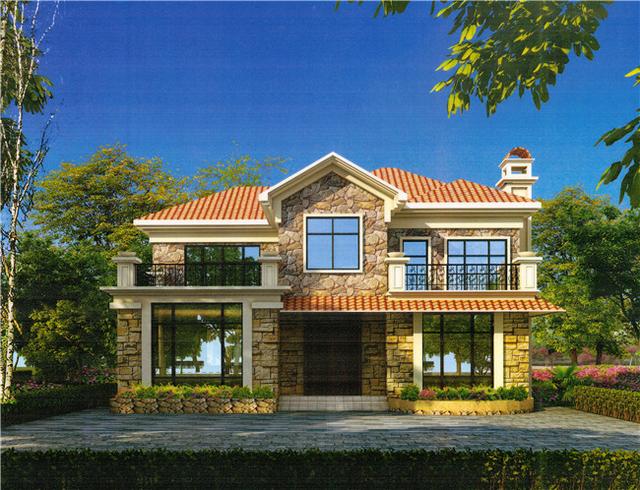 20萬農(nóng)村自建二層樓房設(shè)計(jì)圖，看完借錢都想建