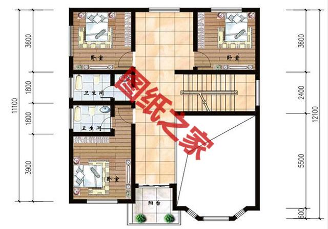 20萬農(nóng)村自建二層樓房設(shè)計(jì)圖，看完借錢都想建