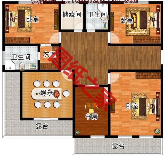 20萬農(nóng)村自建二層樓房設(shè)計(jì)圖，看完借錢都想建