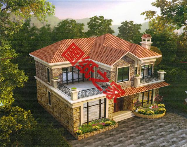 20萬農(nóng)村自建二層樓房設(shè)計(jì)圖，看完借錢都想建